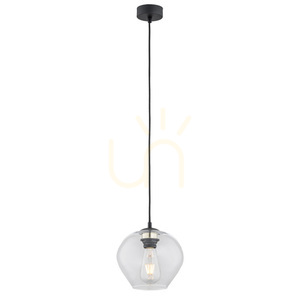 ARGON KALIMERA Black Glass Pendant Light 4041 E27 IP20 small 0