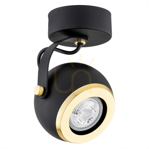 Check Plafond ARGON KOS PLUS czarny mosiądz GU10 4902