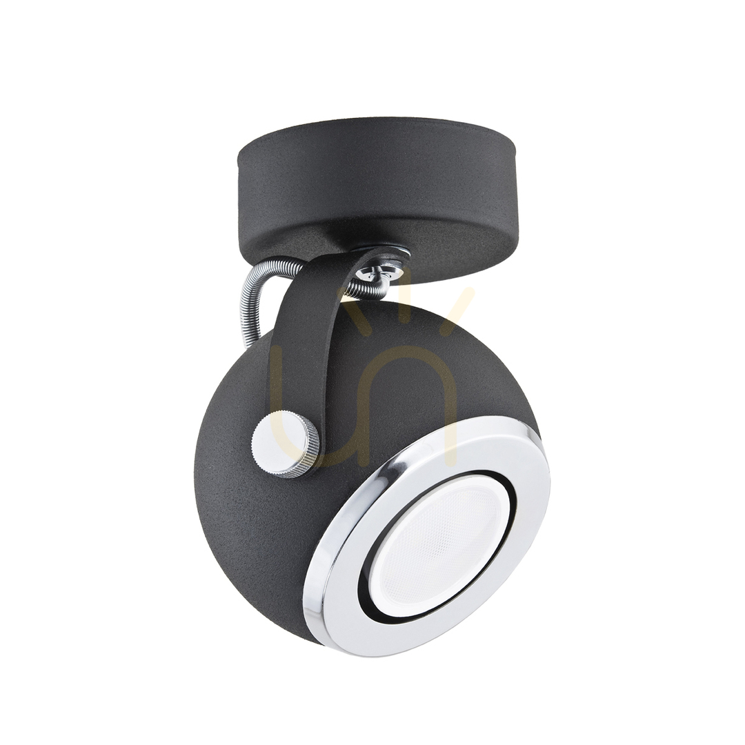 Wall lamp ARGON KOS black steel GU10 5W 3521