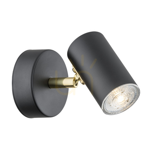 Check Wall Lamp ARGON Lagos Black Matte Brass-plated 4210