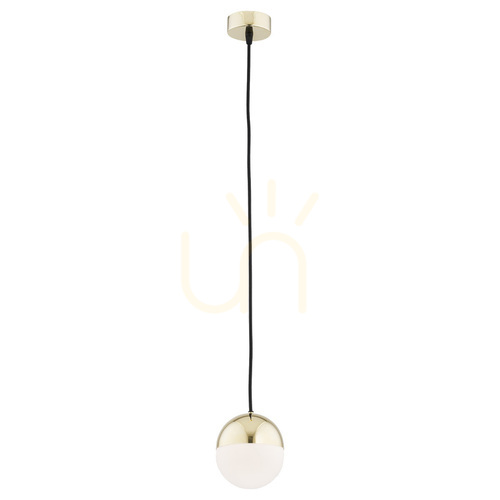 Check ARGON Livia White Brass Glass Pendant Light IP44 4031