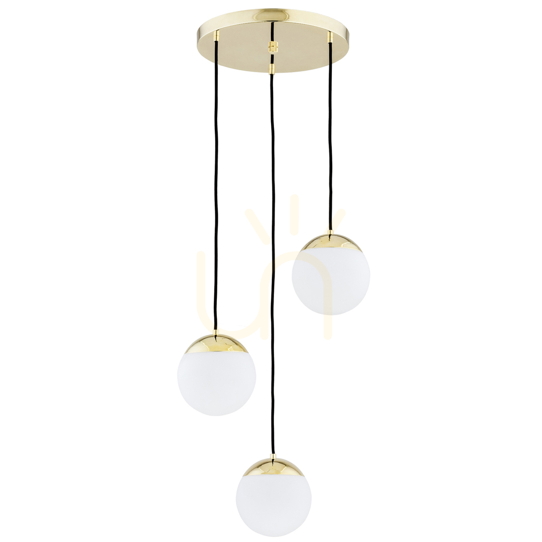 Pendelleuchte ARGON LIVIA Weiß Messing E14 IP44 1416