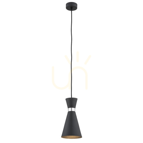 Check Pendant Light ARGON LUKKA Black E27 15W 3896