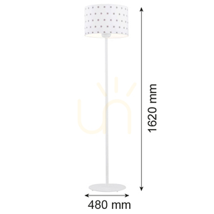 Floor Lamp ARGON MAGIC White 4129 E27 Lacquered Steel small 1