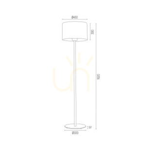 Floor Lamp ARGON MAGIC White 4129 E27 Lacquered Steel small 2