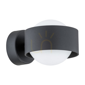 Argon MASSIMO PLUS 8059 wall light, black with opal glass, G9 small 0