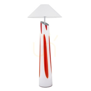 Floor Lamp ARGON Polonia 6176 White Opal Red E27 3-Light 145 cm small 1