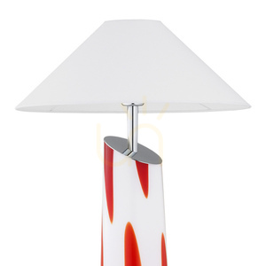 Floor Lamp ARGON Polonia 6176 White Opal Red E27 3-Light 145 cm small 2