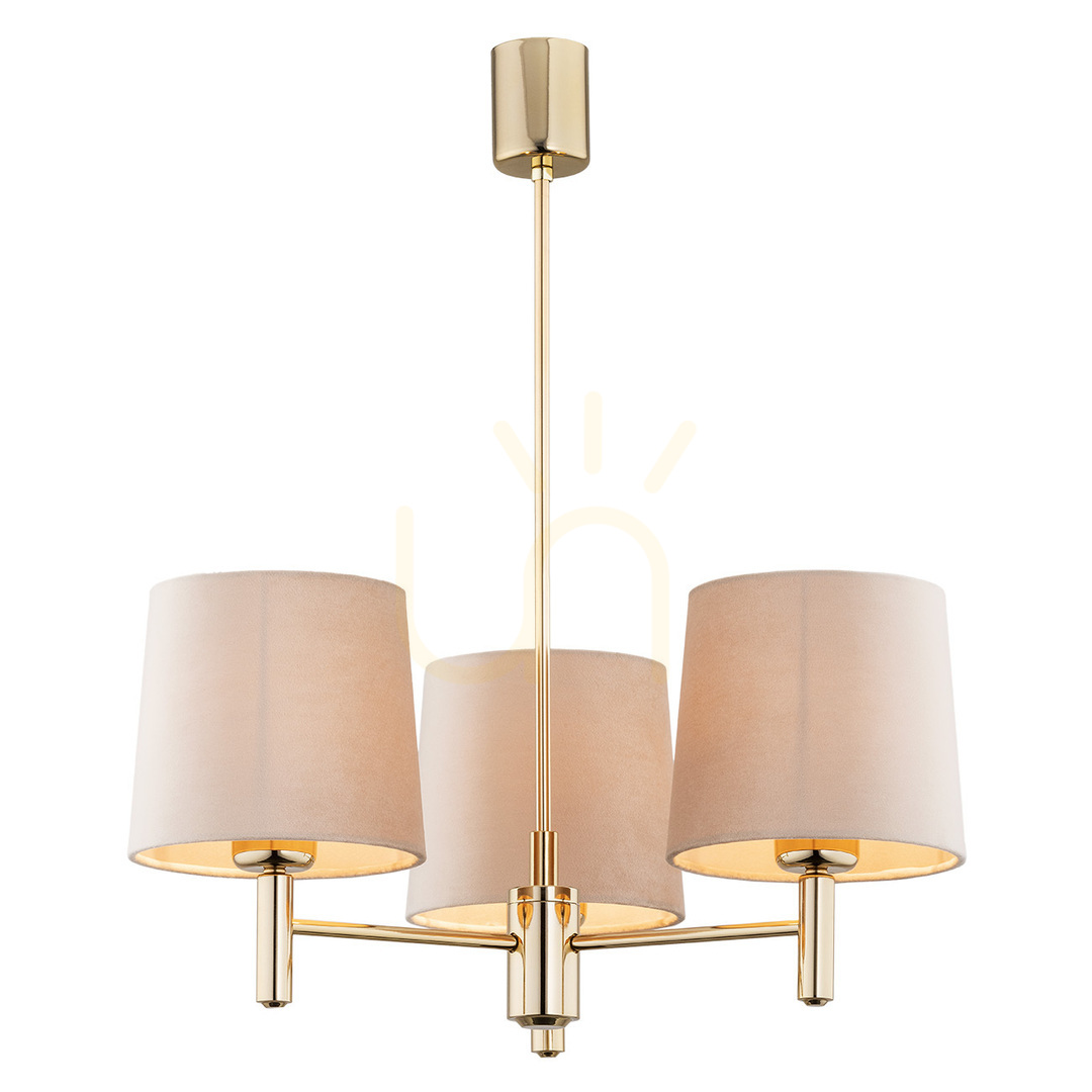 Kronleuchter Argon Ponte Plus Beige 3-flammig E27 6109