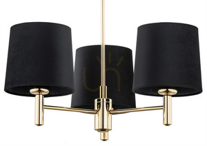 ARGON PONTE PLUS Black / Dark Brass 3-Light E27 Chandelier 6111 small 2