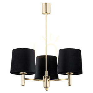 ARGON PONTE PLUS Black / Dark Brass 3-Light E27 Chandelier 6111 small 4