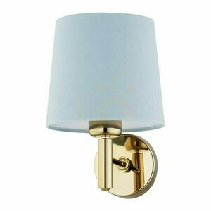 Wall lamp ARGON Ponte 4347 brass blue velour E27 IP20 small 7