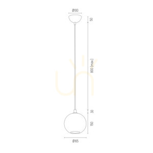 Pendant Lamp ARGON Portoryko Chrome Wood E14 IP20 3678 small 2