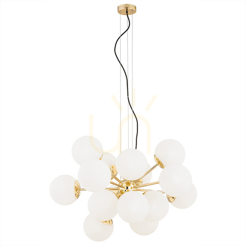Check Chandelier ARGON Satellite Plus White Brass E27 5048