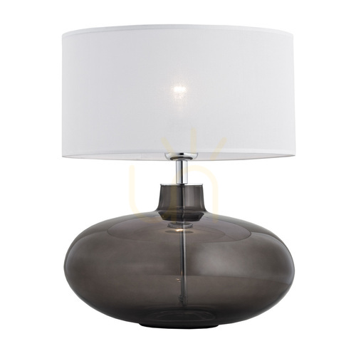 Check Table Lamp ARGON Sekwana Smoky Glass E27 3050