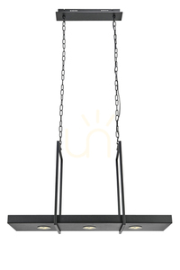 Pendant Light Markslojd TRAY 3-Light Black Metal LED 105780 small 0