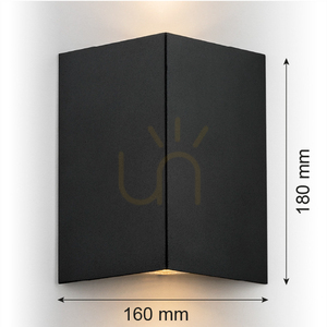 Wall Lamp ARGON SKIATOS 914 Black GU10 2x5W Painted Steel small 1