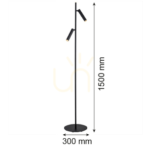 Floor Lamp ARGON TORRE Black 150 cm Steel G9 IP20 7082 6 Floor Lamp ARGON TORRE Black 150 cm Steel G9 IP20 7082 small 6