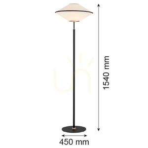 Floor Lamp ARGON TROY Black Brass 154 cm E27 4283 small 2