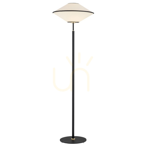 Check Floor Lamp ARGON TROY Black Brass 154 cm E27 4283
