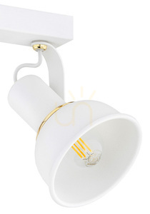 Plafon ARGON Twist biały mosiądz 2xE14 7036 small 2