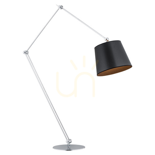 Check Floor Lamp ARGON Zakyntos Bis Black Chrome 3952 3xE27 IP20