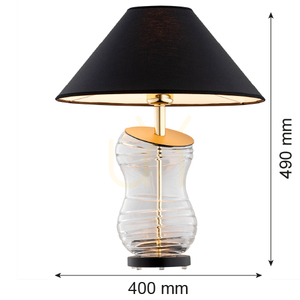 Argon VENETO Black Table Lamp E27 8037 small 1