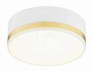Plafon Argon AMORE biały z złotą strukturą E27 2x1W 7034 small 3