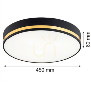 Plafon Argon AMORE Black Gold 3xE27 450 mm 6141 small 5
