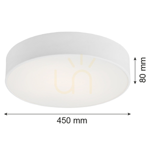 ARGON DARLING 1188 white ceiling light 3 × E27 45 cm small 6