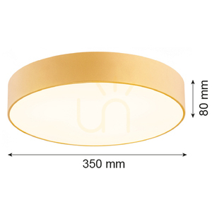 Plafon ARGON Darling Gold 35 cm 2xE27 872 small 6