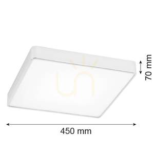 Plafon Argon Ontario 4xE27 biały 45 cm 1576 small 2