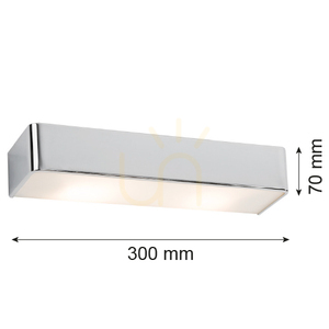 ARGON RODAN Chrome Wall Lamp 3074 IP20 E27 small 2