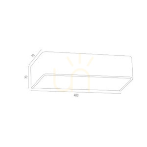 Wall lamp ARGON RODAN black 2xE27 657 small 3