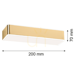 Wall Lamp ARGON RODAN Brass E27 1x15W IP20 4147 small 1