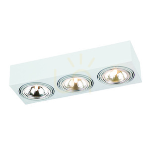 Plafon ARGON Rodos 1088 biały 3xG9 450 mm stal malowana small 0