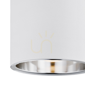 Argon TYBER 475 white aluminium ceiling light, E27, IP20 small 3