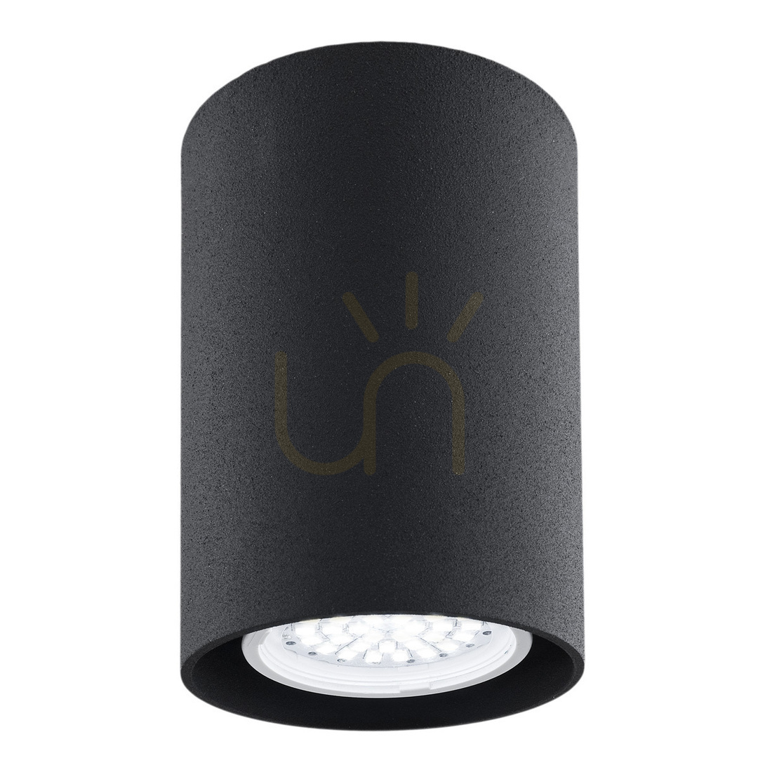 Plafon ARGON TYBER czarny GU10 1x5W IP20 3118