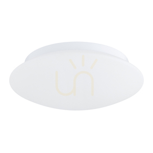 ARGON GIN 694 opal white glass ceiling light, 2×E27, 30 cm small 1