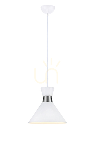 Pendant Light Markslojd Waist White Metal 33 cm E27 106801