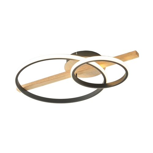 Check Ceiling light Zuma Line ALMERIA MX3913-2-3BWLT black LED