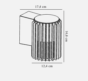 ALUDRA outdoor wall lamp black Nordlux small 3