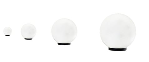 Set of Decorative Glowing Garden Balls LUNA BALLS 20/25/30/40 cm – LED E27, PREMIUM, UV Resistant