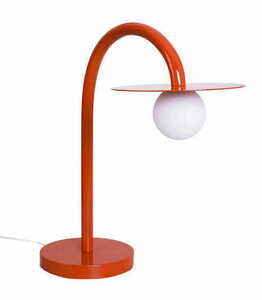 Table Lamp Max Light Enigma T0060 Red Metal Glass 45 cm LED 3000K small 1
