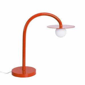 Table Lamp Max Light Enigma T0060 Red Metal Glass 45 cm LED 3000K small 0