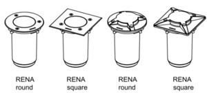Mounting box for RENA NORLYS lamp small 3