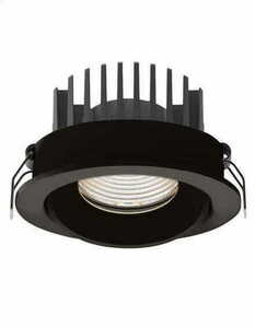 Ceiling Eyelet Max Light CykloP H0095 4000K Black LED 12W IP65 Dimmable small 0