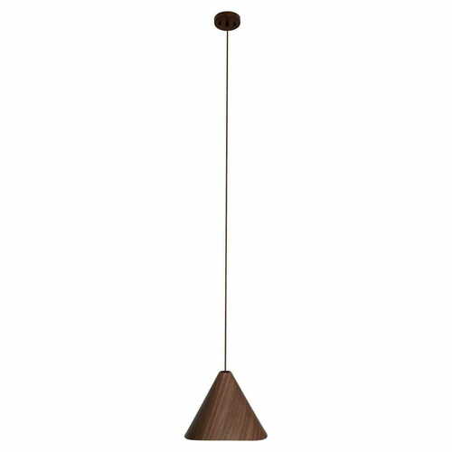 Check Pendant Light Max Light Sakura P0548 Dark Walnut Wood 33.5 cm