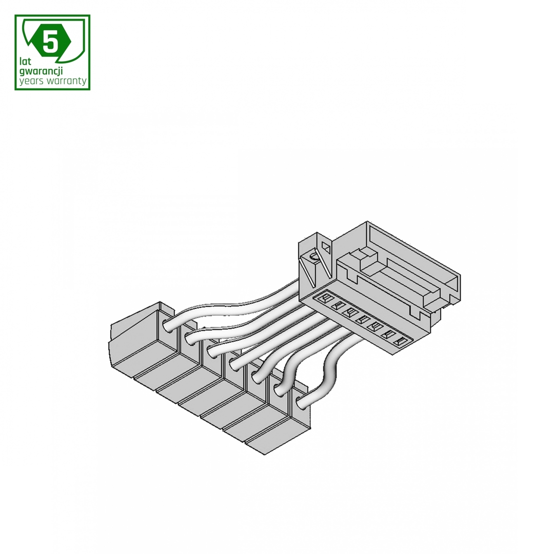 Check Limea Pro Trunking System Connector (Feed In) Male Limea Pro Trunking System Connector (Feed In) Male