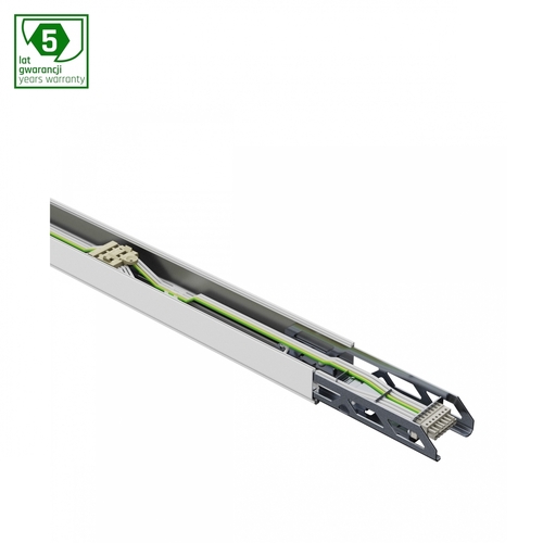 Check Limea Pro Trunking System Carrier Rail White 2876mm